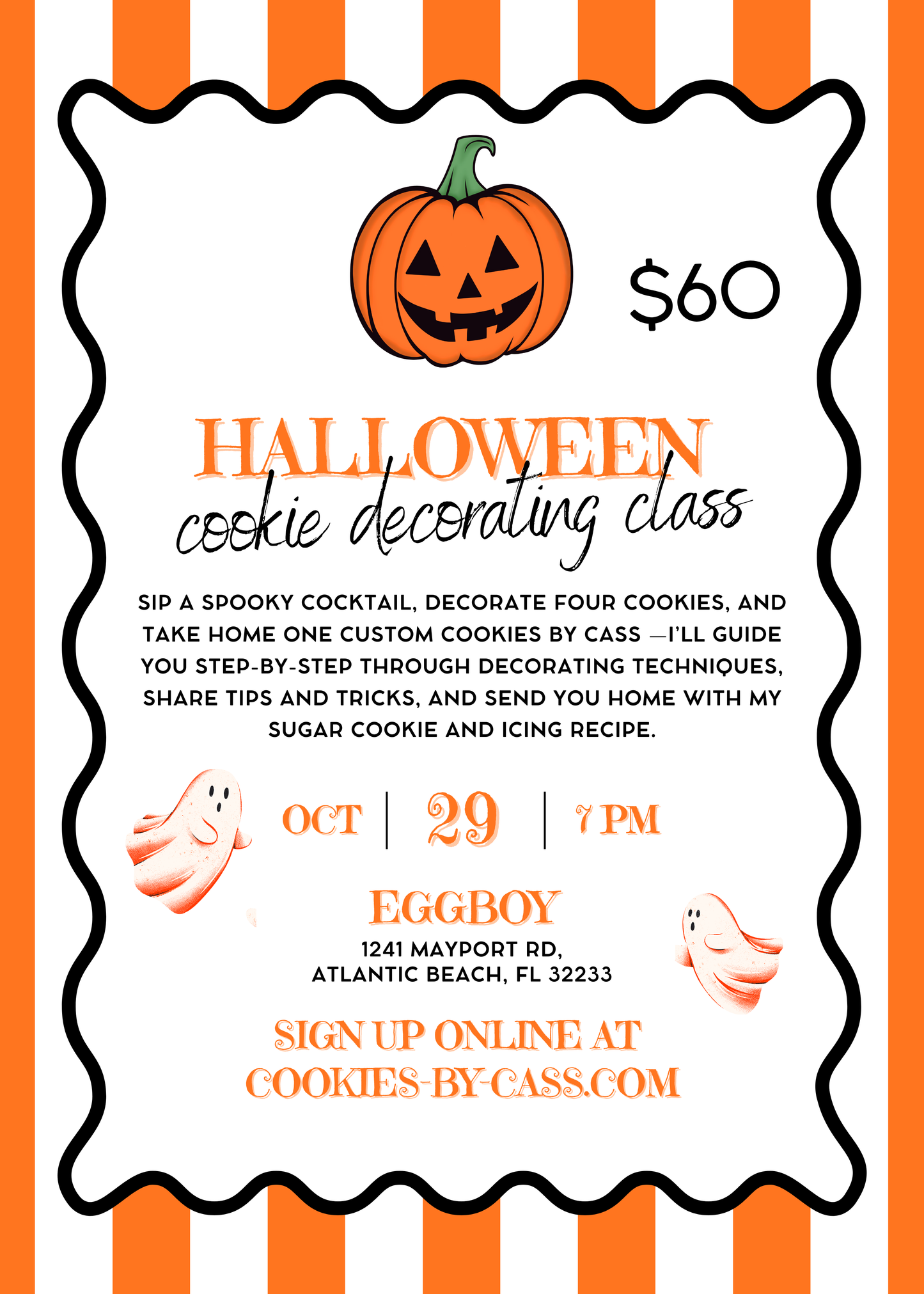 Halloween Cookie Decorating Class