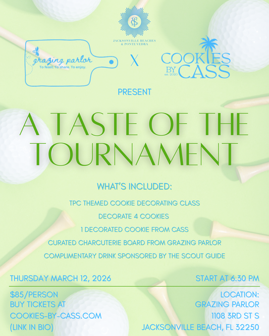 Cookies by Cass x Grazing Parlor: A Taste of the Tournament🍪⛳️