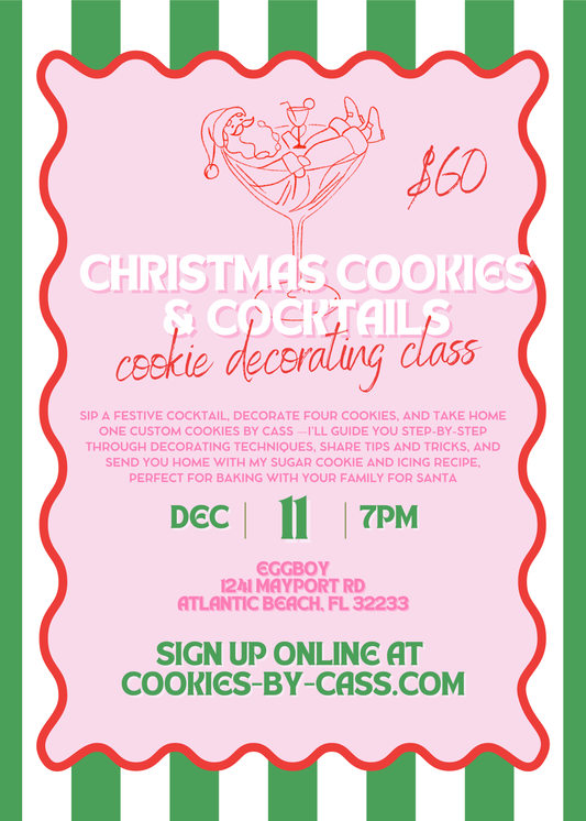 Eggboy Christmas Cookie Class Dec 11th